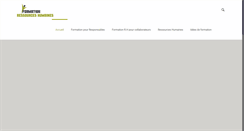 Desktop Screenshot of formation-ressources-humaines.com